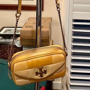 NWT TORY BURCH KIRA PATCHWORK MINI CAMERA BAG